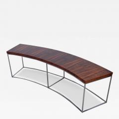 Milo Baughman Milo Baughman Thayer Coggin Curved Sofa Console Table Bench - 4127699