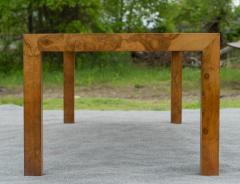 Milo Baughman Milo Baughman Thayer Coggin Extra Large Parsons Burl Dining Table w 2 Leaves - 4190822