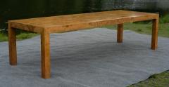 Milo Baughman Milo Baughman Thayer Coggin Extra Large Parsons Burl Dining Table w 2 Leaves - 4190861