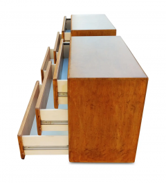 Milo Baughman Milo Baughman Thayer Coggin Pair Dressers or Nightstands Birdseye Maple 1970s - 2968443