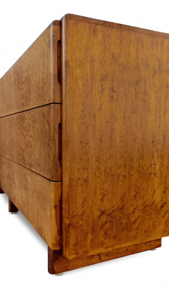 Milo Baughman Milo Baughman Thayer Coggin Pair Dressers or Nightstands Birdseye Maple 1970s - 2968460