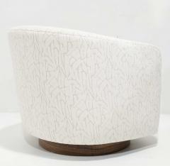 Milo Baughman Milo Baughman Tilt Swivel Lounge Chairs in Jessica Charles - 4219696