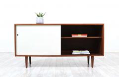 Milo Baughman Milo Baughman Two Tone Lacquered Walnut Credenza for Glenn of California - 2252165