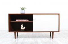 Milo Baughman Milo Baughman Two Tone Lacquered Walnut Credenza for Glenn of California - 2252166