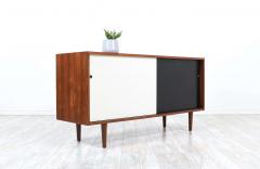 Milo Baughman Milo Baughman Two Tone Lacquered Walnut Credenza for Glenn of California - 2252167