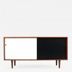 Milo Baughman Milo Baughman Two Tone Lacquered Walnut Credenza for Glenn of California - 2254082