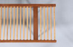 Milo Baughman Milo Baughman Two Tone Slatted Bench for Glenn of California - 4584238
