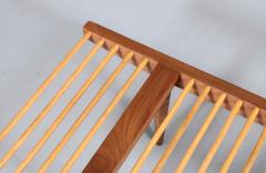 Milo Baughman Milo Baughman Two Tone Slatted Bench for Glenn of California - 4584242