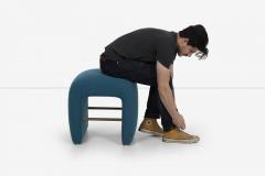 Milo Baughman Milo Baughman Upside Down U Ottoman - 4329486