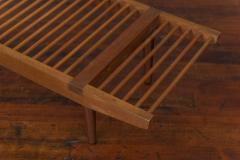 Milo Baughman Milo Baughman Walnut and Maple Long Bench for Glenn - 2762667