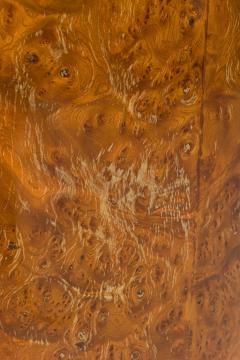 Milo Baughman Milo Baughman for Directional American Mid Century Ash Burl Drum Form End Side - 4655901