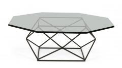 Milo Baughman Milo Baughman for Directional Bronze and Glass Geometric Cocktail Table - 2787490