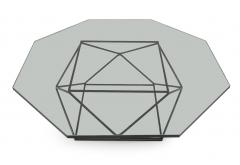 Milo Baughman Milo Baughman for Directional Bronze and Glass Geometric Cocktail Table - 2787493