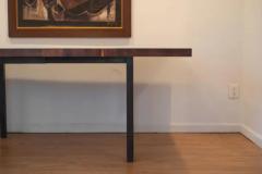 Milo Baughman Milo Baughman for Directional Dining Table in Walnut Rosewood Ash w 2 Leaves - 3982417