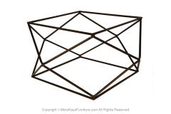 Milo Baughman Milo Baughman for Directional Geometric Bronze Glass Coffee Table - 2987292