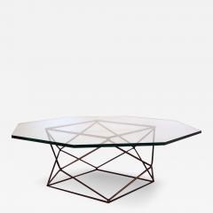 Milo Baughman Milo Baughman for Directional Geometric Bronze Glass Coffee Table - 2988185