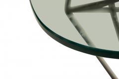 Milo Baughman Milo Baughman for Directional Mid Century Bronze and Glass Geometric Cocktail  - 4650188