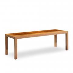 Milo Baughman Milo Baughman for Directional Mid Century Burlwood Parsons Coffee Table - 4534809