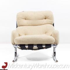 Milo Baughman Milo Baughman for Directional Mid Century Chrome Chair and Ottoman Set - 3513740