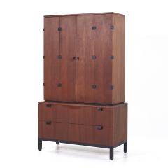 Milo Baughman Milo Baughman for Directional Mid Century Walnut Armoire - 3836557