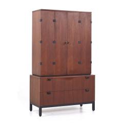 Milo Baughman Milo Baughman for Directional Mid Century Walnut Armoire - 3836562