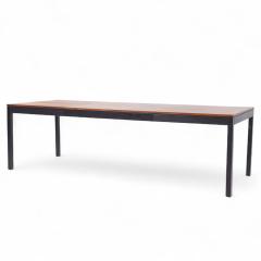 Milo Baughman Milo Baughman for Directional Rosewood Walnut Ash Dining Table with 2 Leaves - 4237981
