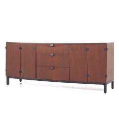 Milo Baughman Milo Baughman for Directional Walnut Lowboy Dresser - 3839990