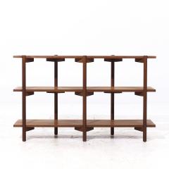 Milo Baughman Milo Baughman for Glenn of California Mid Century Walnut 3 Tier Bookcase - 4381762