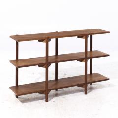 Milo Baughman Milo Baughman for Glenn of California Mid Century Walnut 3 Tier Bookcase - 4381763