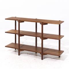 Milo Baughman Milo Baughman for Glenn of California Mid Century Walnut 3 Tier Bookcase - 4381765