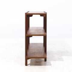 Milo Baughman Milo Baughman for Glenn of California Mid Century Walnut 3 Tier Bookcase - 4381768