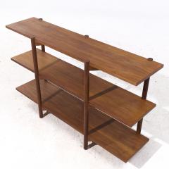 Milo Baughman Milo Baughman for Glenn of California Mid Century Walnut 3 Tier Bookcase - 4381770
