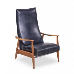 Milo Baughman Milo Baughman for James Mid Century Walnut Recliner Lounge Chair - 4516523