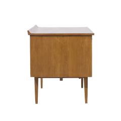 Milo Baughman Milo Baughman for Murray Mid Century Maple and Brass Desk - 3987690