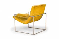 Milo Baughman Milo Baughman for Thayer Coggin American Pale Yellow Upholstered Armchair - 2789482