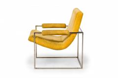 Milo Baughman Milo Baughman for Thayer Coggin American Pale Yellow Upholstered Armchair - 2789483