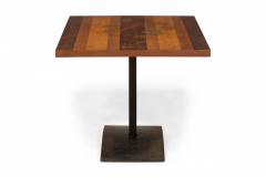 Milo Baughman Milo Baughman for Thayer Coggin AmericanTri Tone Wood and Iron End Side Table - 2792221