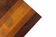 Milo Baughman Milo Baughman for Thayer Coggin AmericanTri Tone Wood and Iron End Side Table - 2792223