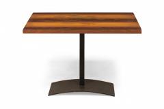 Milo Baughman Milo Baughman for Thayer Coggin AmericanTri Tone Wood and Iron End Side Table - 2792224