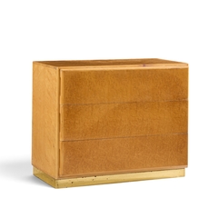 Milo Baughman Milo Baughman for Thayer Coggin Birdseye Maple Brass Chest of Drawers Dresser - 4752640