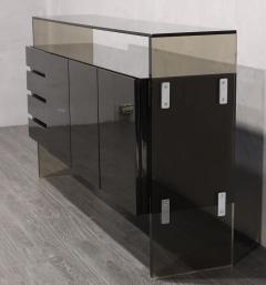 Milo Baughman Milo Baughman for Thayer Coggin Black Lacquer Sideboard - 2801014