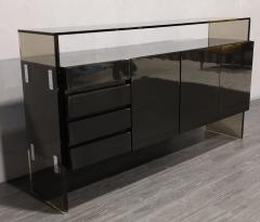 Milo Baughman Milo Baughman for Thayer Coggin Black Lacquer Sideboard - 2801016