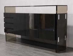 Milo Baughman Milo Baughman for Thayer Coggin Black Lacquer Sideboard - 2801017