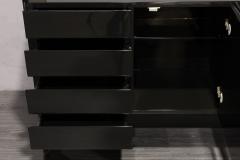 Milo Baughman Milo Baughman for Thayer Coggin Black Lacquer Sideboard - 2801020
