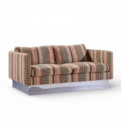 Milo Baughman Milo Baughman for Thayer Coggin Chrome Settee Loveseat Sofa - 4492003