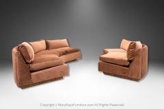 Milo Baughman Milo Baughman for Thayer Coggin Curved Sectional Sofa Newly Reupholstered - 4116851