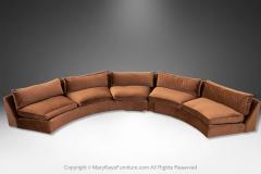 Milo Baughman Milo Baughman for Thayer Coggin Curved Sectional Sofa Newly Reupholstered - 4116854