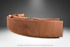 Milo Baughman Milo Baughman for Thayer Coggin Curved Sectional Sofa Newly Reupholstered - 4116856