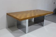 Milo Baughman Milo Baughman for Thayer Coggin Double Pedestal Dining Table in Walnut - 4524070