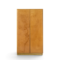 Milo Baughman Milo Baughman for Thayer Coggin Mid Century Birdseye Maple and Brass Armoire - 4752450